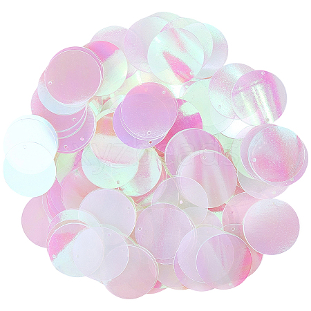 PVC Paillette/Sequin Pendants PVC-WH20005-01G-1