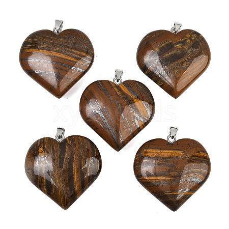 Natural Tiger Iron Pendants GG-K002-04H-1