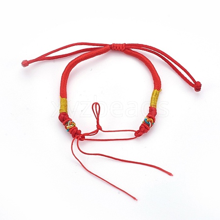 Nylon Cord Bracelets Making MAK-E665-02A-1