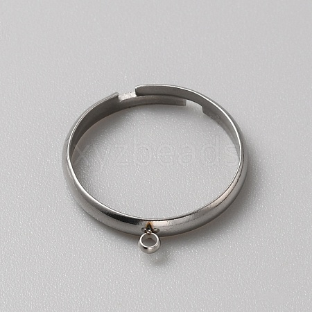 304 Stainless Steel Loop Ring Base FIND-WH0161-31A-P-1