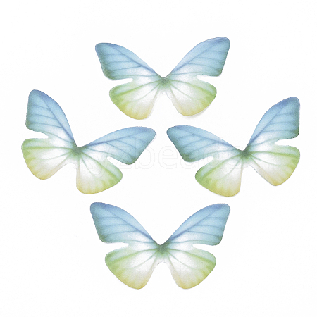 Two Tone Polyester Fabric Wings Crafts Decoration Wings Crafts Decoration FIND-S322-007B-01-1