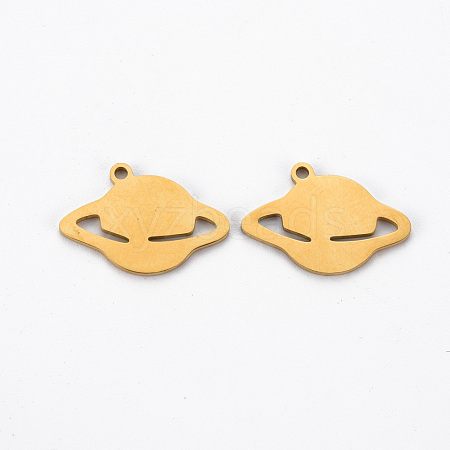Ion Plating(IP) 201 Stainless Steel Pendants STAS-Q240-058G-1