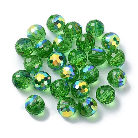 AB Color Plated Glass Beads EGLA-P059-02A-AB12-1