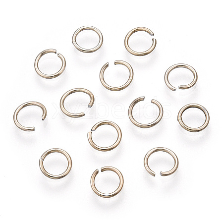 Aluminum Wire Open Jump Rings ALUM-R005-0.8x6-26-1