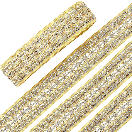 10 Yards Ethnic Style Polyester Ribbon for Sewing Decoration OCOR-CY0001-86C-1