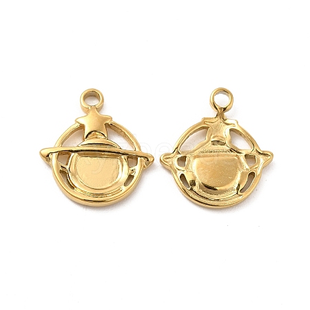 Ion Plating(IP) 304 Stainless Steel Pendants LS-STAS-B032-31G-1