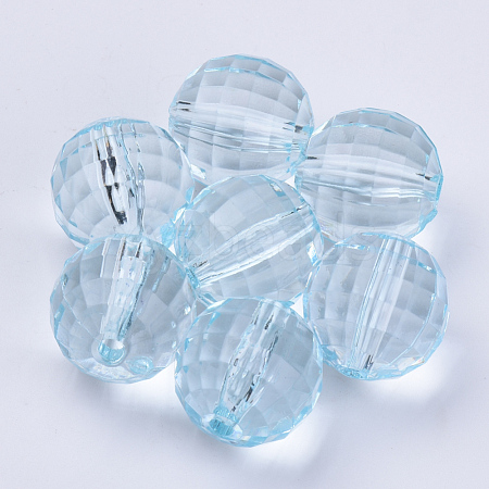 Transparent Acrylic Beads TACR-Q254-10mm-V38-1