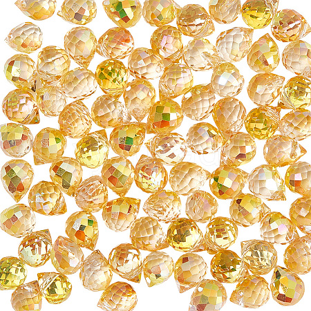 80Pcs Electroplate Glass Beads EGLA-PA0001-43B-1