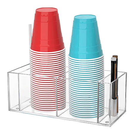1Pc Acrylic Disposable Paper Cup Holders AJEW-BC0010-51-1