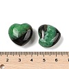 Natural Agate(Dyed & Heated) Heart Palm Stone G-Q021-04D-3