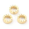 Brass Bead Frames KK-O136-02G-1