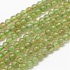 Natural Apatite Beads Strands G-F461-13-4mm-1