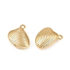 Ocean Theme Brass Charms KK-F902-07A-G-2