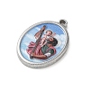 304 Stainless Steel Printed Religion Pendants STAS-G387-03P-10-2