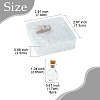 8Pcs Glass Bottles BOTT-FS0001-02-4