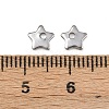 Non-Tarnish 304 Stainless Steel Five-Pointed Star Charms Pendants X-STAS-Q171-03-3