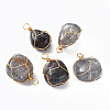 Natural Cloudy Quartz Pendants G-N332-50-06-1