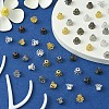 600PCS 6Colors Iron Bead Caps IFIN-YW0003-06-3