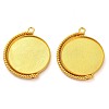 Zinc Alloy Pendant Cabochon Settings FIND-NH0001-13C-G-1