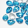 Pointed Back Glass Rhinestone Cabochons RGLA-T081-18x25mm-12-1