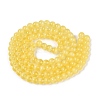 Transparent Glass Imitation Cat Eye Beads Strands GLAA-Q110-01B-17-2