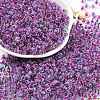 Transparent Inside Colours Glass Seed Beads SEED-A032-04T-1