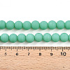 Opaque Glass Beads Strands GLAA-T032-P8mm-MD12-4