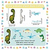 AHADERMAKER 40Pcs 8 Style Dinosaur Computerized Embroidery Cloth Iron on/Sew on Patches DIY-GA0005-45-2