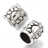 Tibetan Style Alloy European Beads TIBE-R317-040AS-LF-1