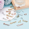 Craftdady 72pcs 6 Sets 6 Style Alloy Pendants FIND-CD0001-10-3