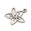 Non-Tarnish 304 Stainless Steel Charms STAS-S123-01P-09-2