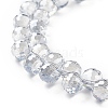 Transparent Glass Beads Strands GLAA-G096-01A-3