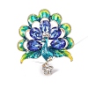 Alloy Rhinestone Brooch for Backpack Clothes PW-WG83D6C-04-1