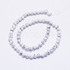 Synthetic Howlite Beads Strands G-E110-4mm-5-2