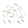 10G Ceylon Glass Twist Bugle Beads SEED-L012-01B-3