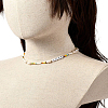 Love Beaded Necklace for Teen Girl Women X1-NJEW-TA00008-6