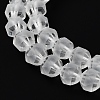 Electroplate Transparent Glass Beads Strands EGLA-I018-FA07-4
