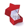 Christmas Star Shape Flocking Jewelry Gift Boxes VBOX-L002-I01-4