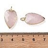 Natural Rose Quartz Pendants G-G012-13G-11-3