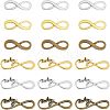 120Pcs 6 Styles Tibetan Style Alloy Infinity with Hope Connector Charms TIBE-FH0001-20-1