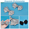 Glass Rhinestone Bowknot Shoe Decorations AJEW-WH0323-24B-5