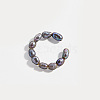 Bohemian Imitation Pearl Cuff Earrings for Women WG12A93-03-1