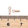 925 Sterling Silver Cord Ends STER-F036-21RG-1mm-2