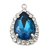 Glass & Rhinestone Pendants KK-Q777-34P-2