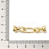 Brass Fold Over Clasps KK-K389-020G-3