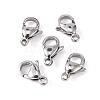 Tarnish Resistant 304 Stainless Steel Lobster Claw Clasps X-STAS-M262-01-11mm-3