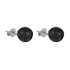 Natural & Synthetic Gemstone Bead Stud Earrings for Women or Men EJEW-JE04626-2