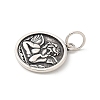 925 Sterling Silver Pendants STER-R008-04AS-05-2