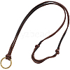 Alloy Cowhide Leather Cords Neck Cord AJEW-WH20004-31B-1