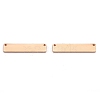 Brass Links Connectors KK-E785-37RG-1